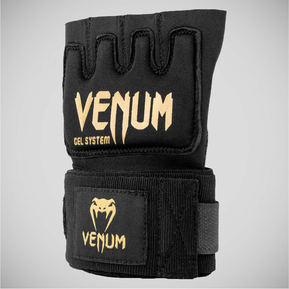 Black/Gold Venum Kontact Gel Wrap Gloves OLD    at Bytomic Trade and Wholesale