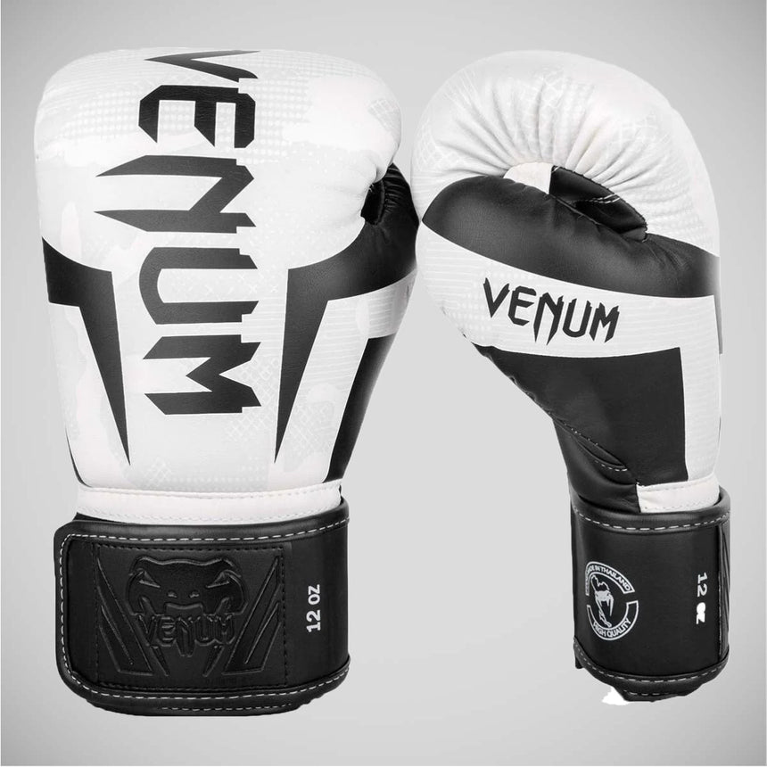 White/Camo Venum Elite Boxing Gloves    at Bytomic Trade and Wholesale