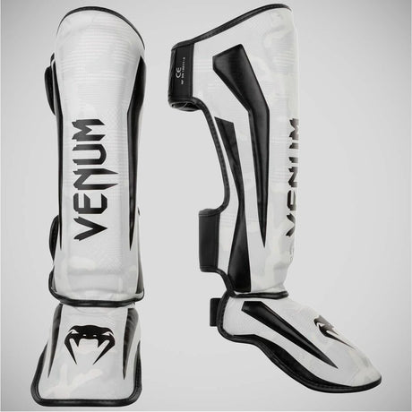White/Camo Venum Elite Shin Guards    at Bytomic Trade and Wholesale