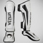 White/Camo Venum Elite Shin Guards