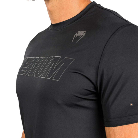 Black/Black Venum Classic Evo Dry Tech T-Shirt