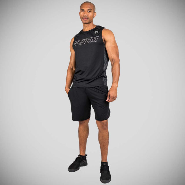 Black/White Venum Classic Evo Dry Tech Tank Top    at Bytomic Trade and Wholesale