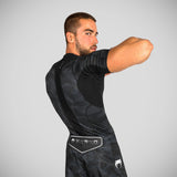 Black Venum Electron 3.0 Short Sleeve Rash Guard    at Bytomic Trade and Wholesale