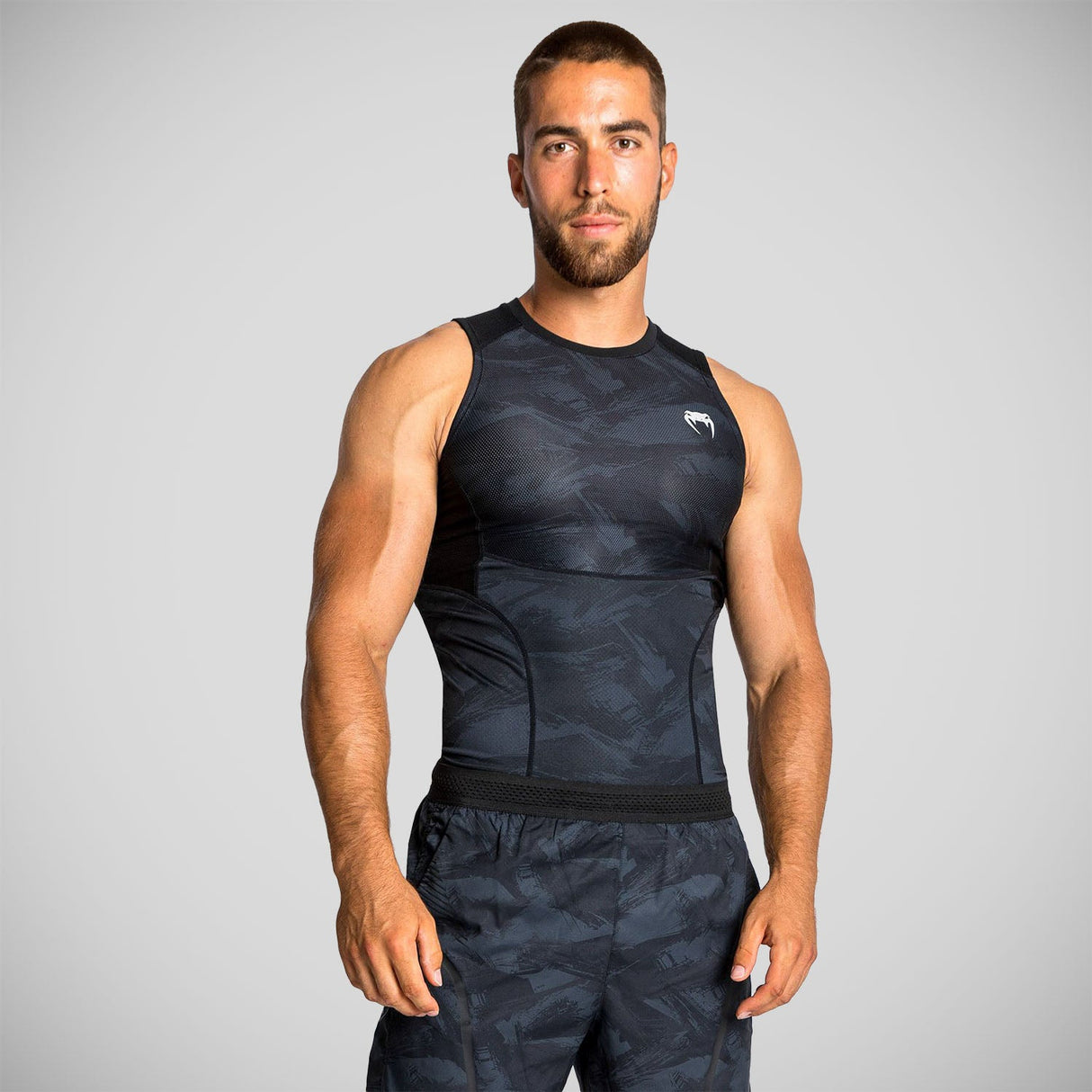 Black Venum Electron 3.0 Sleeveless Rash Guard    at Bytomic Trade and Wholesale