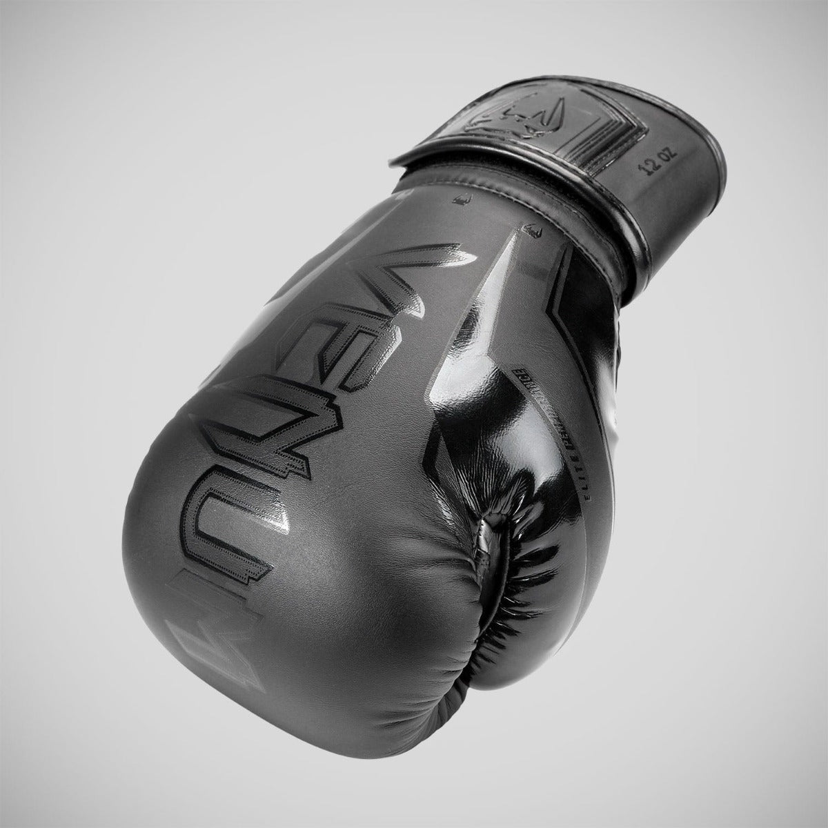 Black/Black Venum Elite Evo Boxing Gloves    at Bytomic Trade and Wholesale