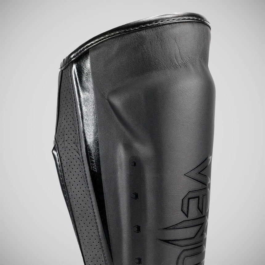 Black/Black Venum Elite Evo Shin Guards    at Bytomic Trade and Wholesale