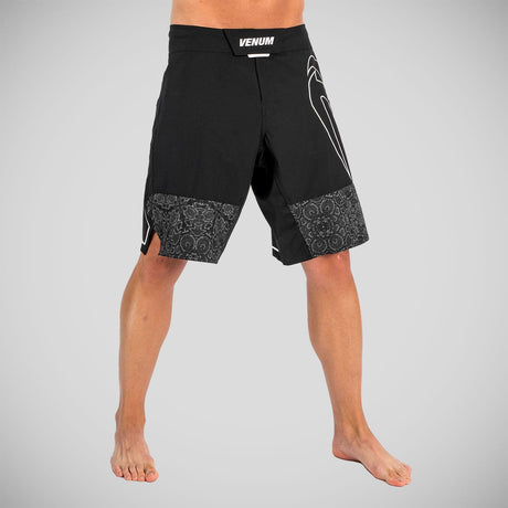 Black/White Venum Light 4.0 Fight Shorts    at Bytomic Trade and Wholesale