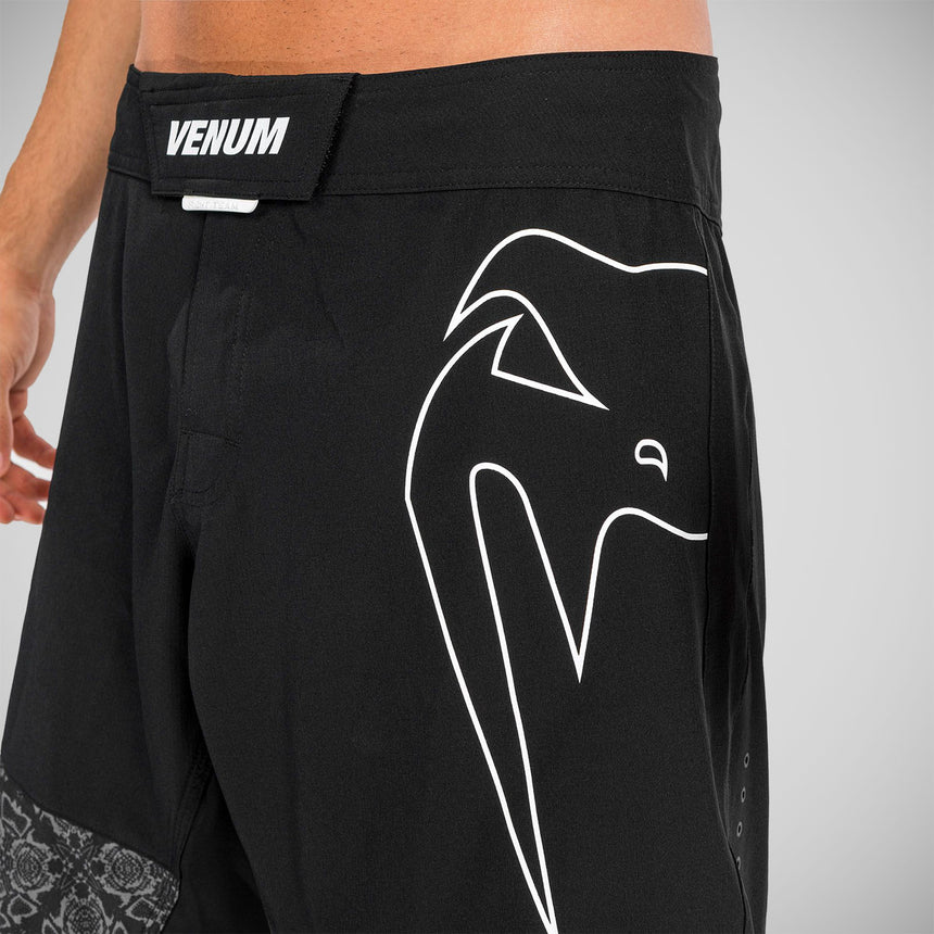 Black/White Venum Light 4.0 Fight Shorts    at Bytomic Trade and Wholesale