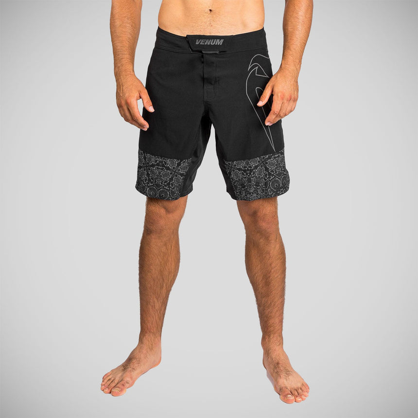 Black/Black Venum Light 4.0 Reflective Fight Shorts    at Bytomic Trade and Wholesale