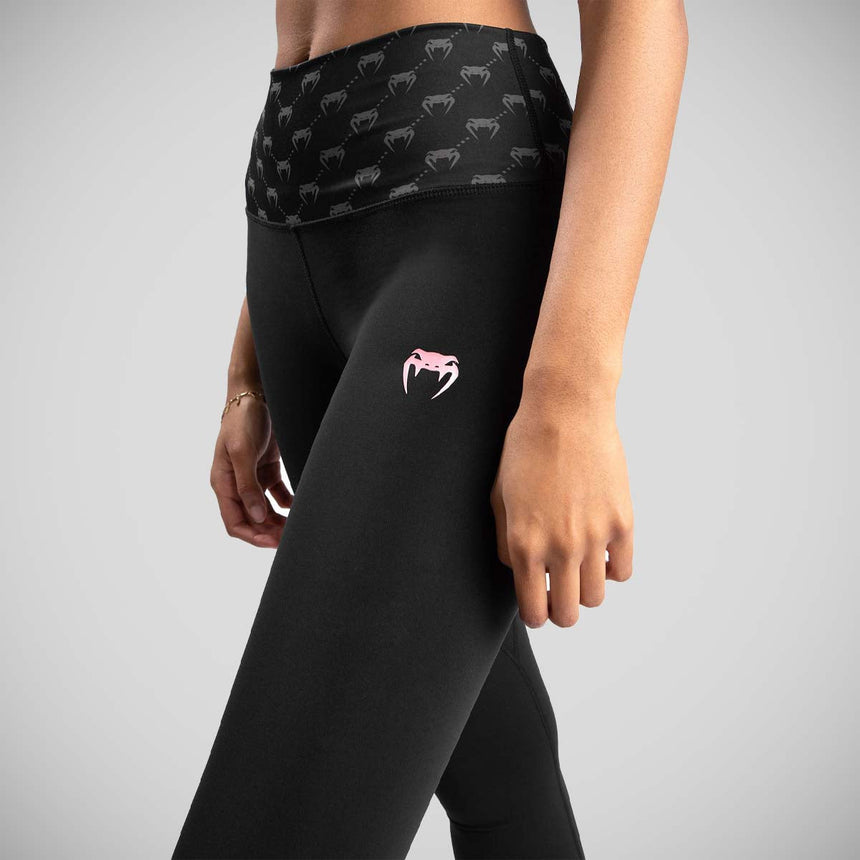 Black/Pink Gold Venum Monogram Women's Leggings    at Bytomic Trade and Wholesale