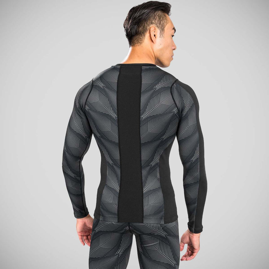 Black/Red Venum Phantom Long Sleeve Rash Guard    at Bytomic Trade and Wholesale