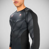 Black/Red Venum Phantom Long Sleeve Rash Guard    at Bytomic Trade and Wholesale