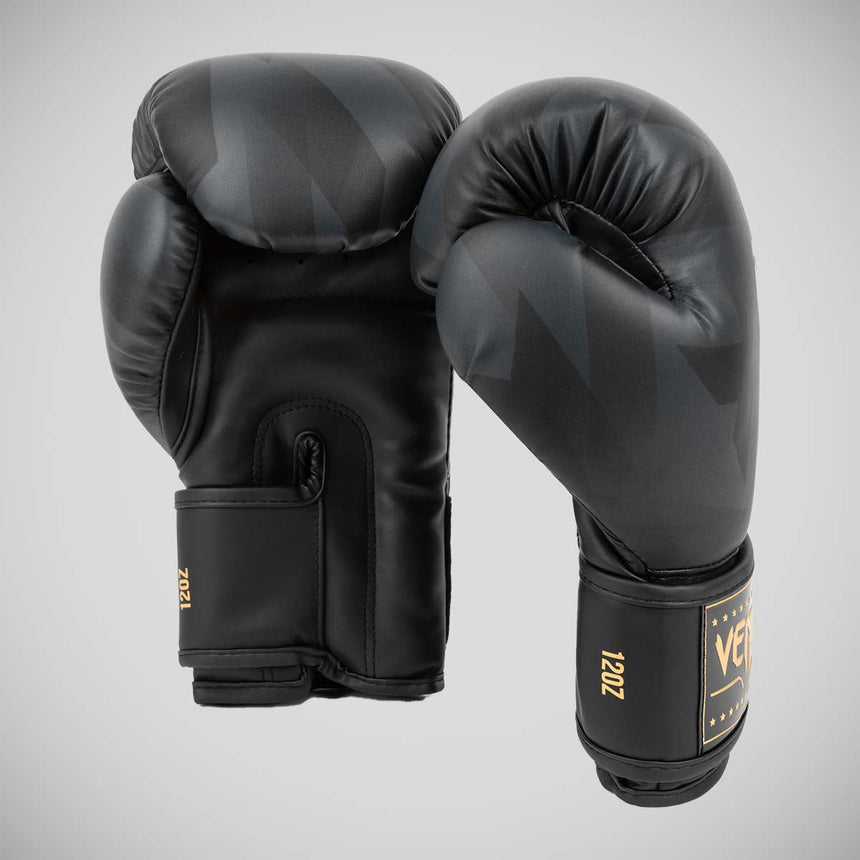 Black/Gold Venum Razor Boxing Gloves    at Bytomic Trade and Wholesale