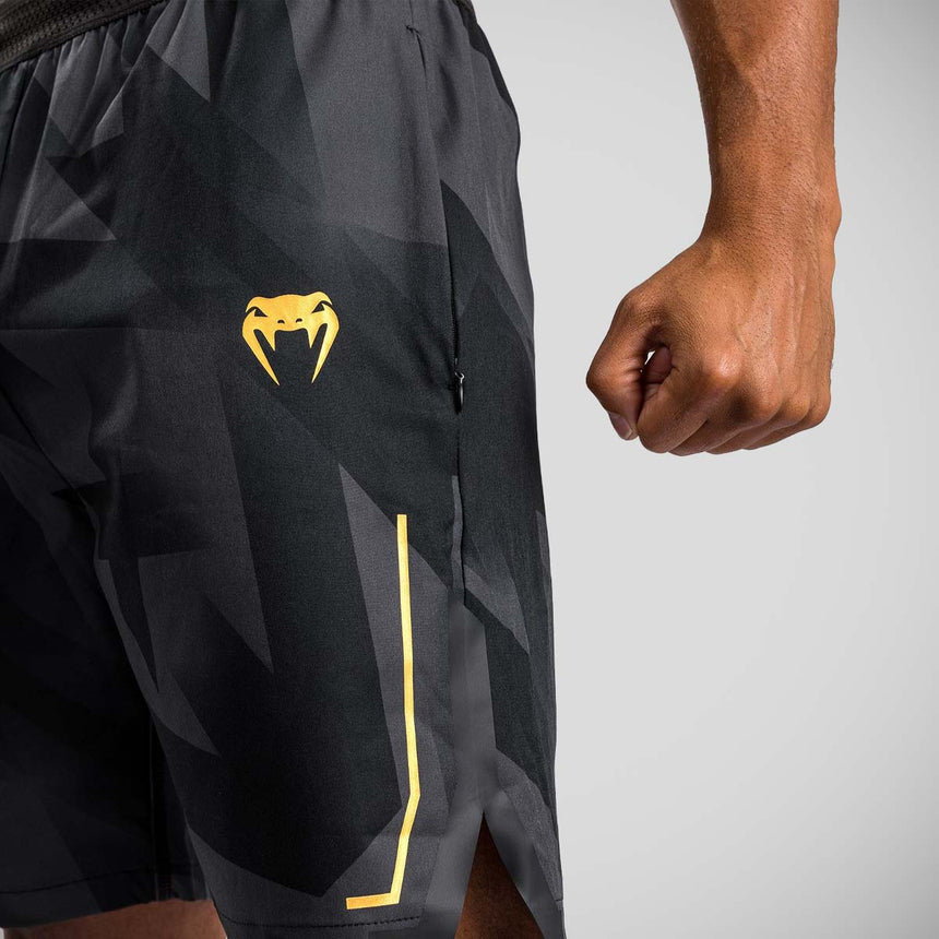 Black/Gold Venum Razor Training Shorts    at Bytomic Trade and Wholesale