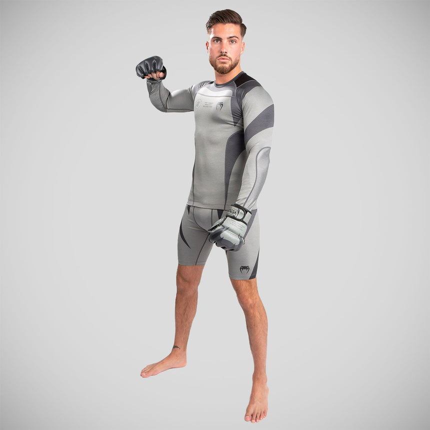 Green Venum Stone Long Sleeve Rash Guard    at Bytomic Trade and Wholesale