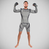 Green Venum Stone Long Sleeve Rash Guard    at Bytomic Trade and Wholesale