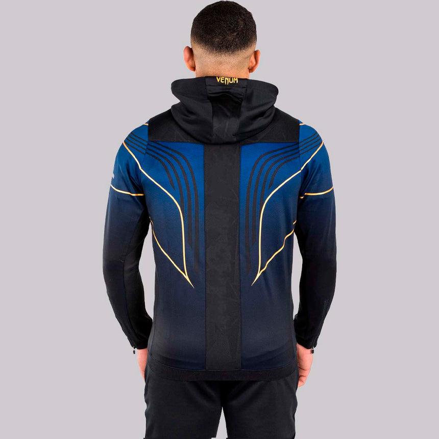 Blue/Black/Gold Venum UFC Authentic Fight Night 2.0 Walkout Hoodie    at Bytomic Trade and Wholesale