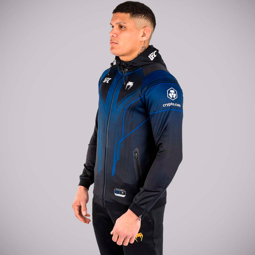 Blue/Black Venum UFC Authentic Fight Night 2.0 Walkout Hoodie    at Bytomic Trade and Wholesale