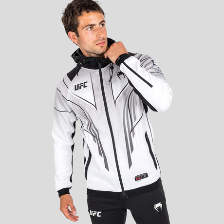 White Venum UFC Authentic Fight Night 2.0 Walkout Hoodie    at Bytomic Trade and Wholesale
