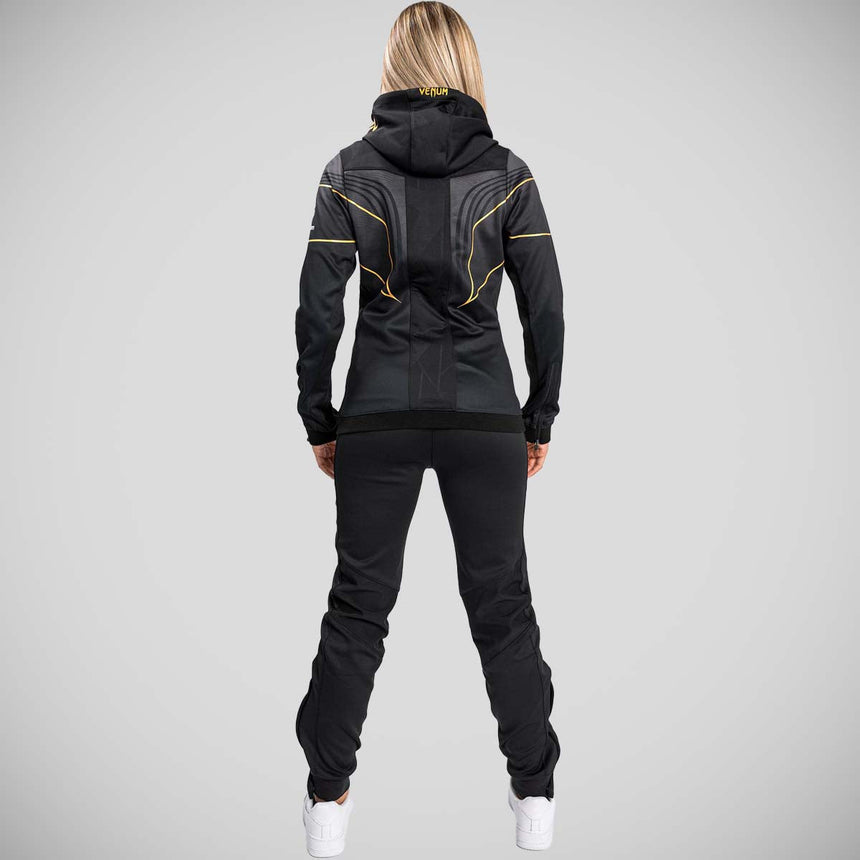 Black/Gold Venum UFC Authentic Fight Night 2.0 Women's Walkout Hoodie    at Bytomic Trade and Wholesale