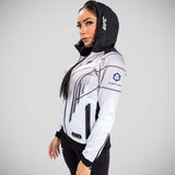 White Venum UFC Authentic Fight Night 2.0 Women's Walkout Hoodie    at Bytomic Trade and Wholesale