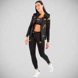 Black/Gold Venum UFC Authentic Fight Night Women's Walkout Joggers    at Bytomic Trade and Wholesale