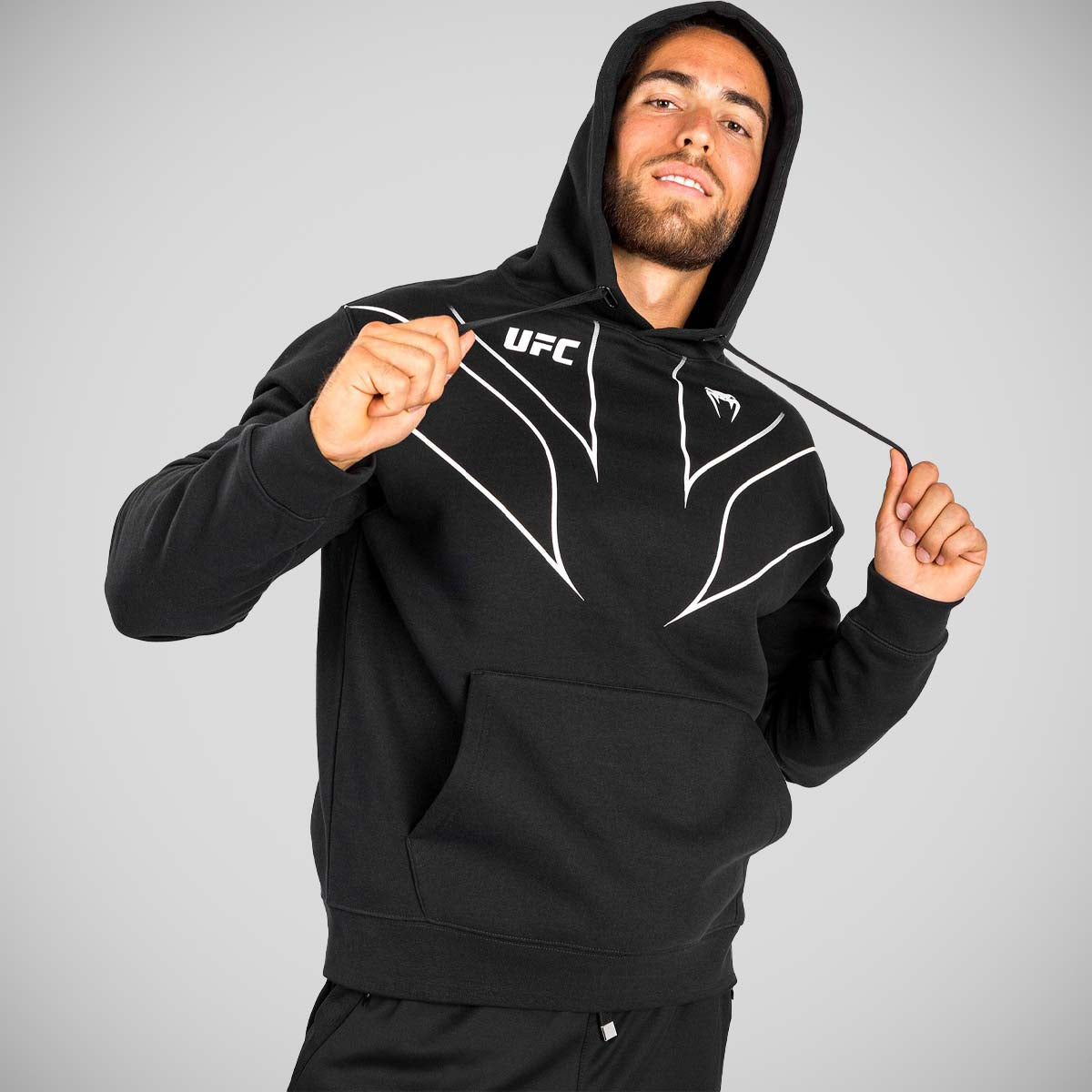 Black Venum UFC Fight Night 2.0 Replica Hoodie    at Bytomic Trade and Wholesale