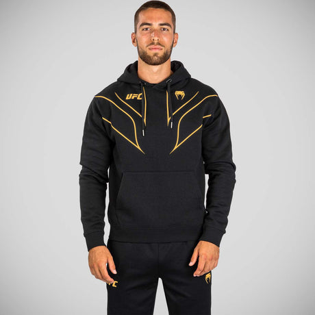 Black/Gold Venum UFC Fight Night 2.0 Replica Hoodie    at Bytomic Trade and Wholesale