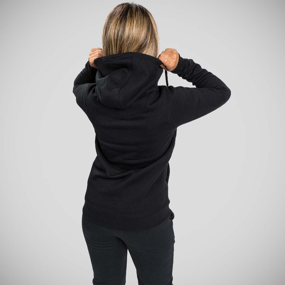 Black/Gold Venum UFC Fight Night 2.0 Replica Women's Full Zip Hoodie    at Bytomic Trade and Wholesale