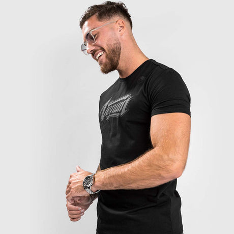 Black/Black Venum Absolute 2.0 T-Shirt    at Bytomic Trade and Wholesale