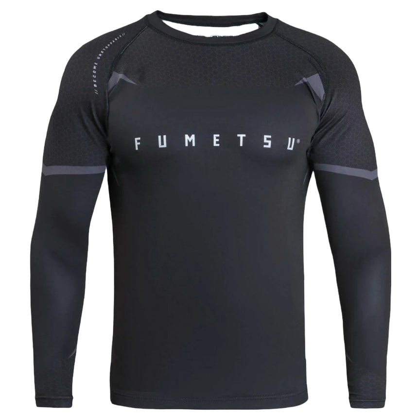 Black Fumetsu Ghost MK2 Long Sleeve Rash Guard    at Bytomic Trade and Wholesale