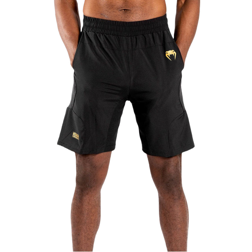 Black/Gold Venum G-Fit Training Shorts    at Bytomic Trade and Wholesale