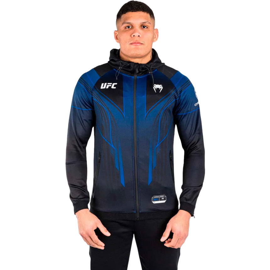 Blue/Black Venum UFC Authentic Fight Night 2.0 Walkout Hoodie    at Bytomic Trade and Wholesale