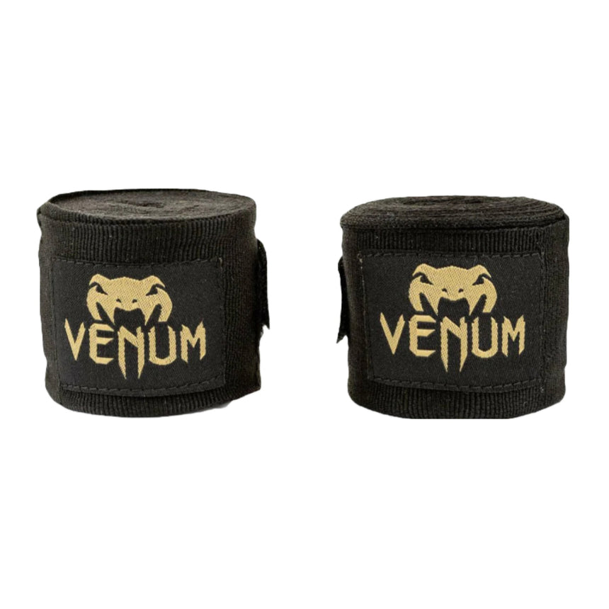 Black/Gold Venum Kontact 2.5m Hand Wraps    at Bytomic Trade and Wholesale