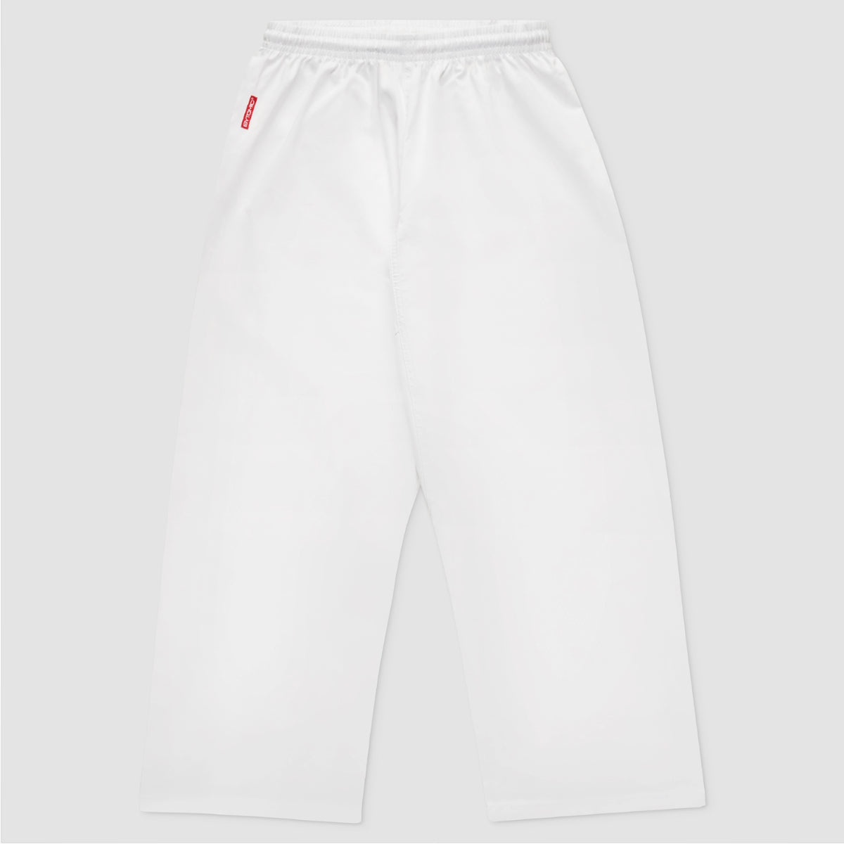 White Bytomic Red Label 7oz Cotton Adult Karate Uniform    at Bytomic Trade and Wholesale