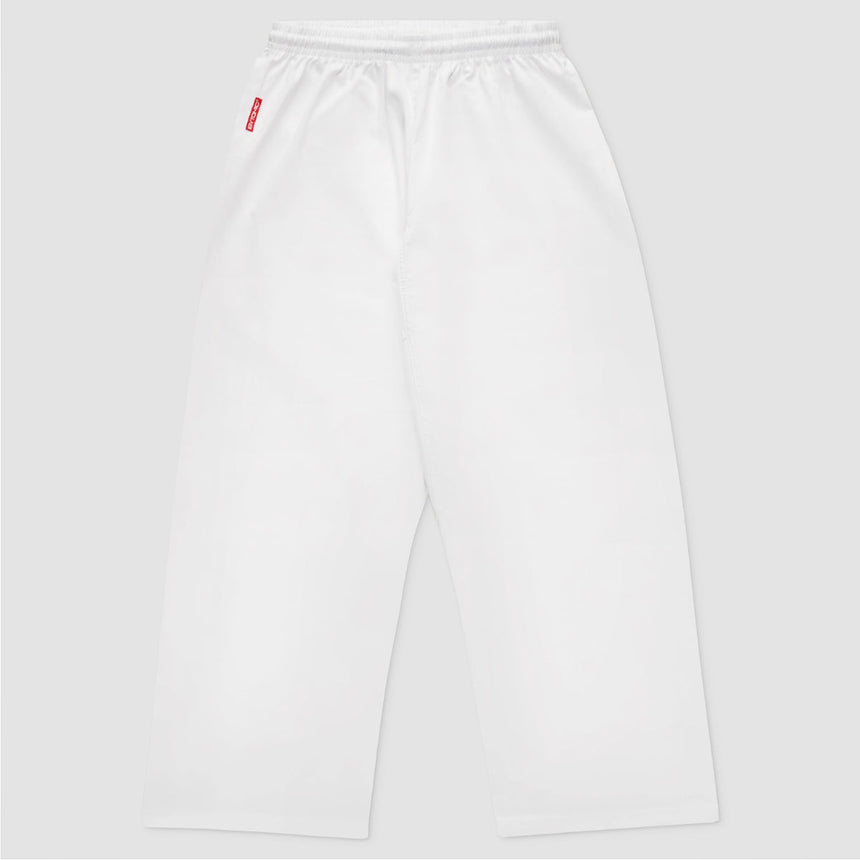 White Bytomic Red Label 7oz Cotton Adult Karate Uniform    at Bytomic Trade and Wholesale