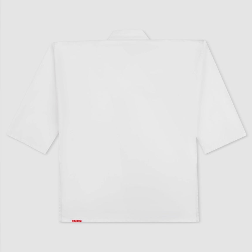 White Bytomic Red Label 7oz Cotton Kids Karate Uniform    at Bytomic Trade and Wholesale