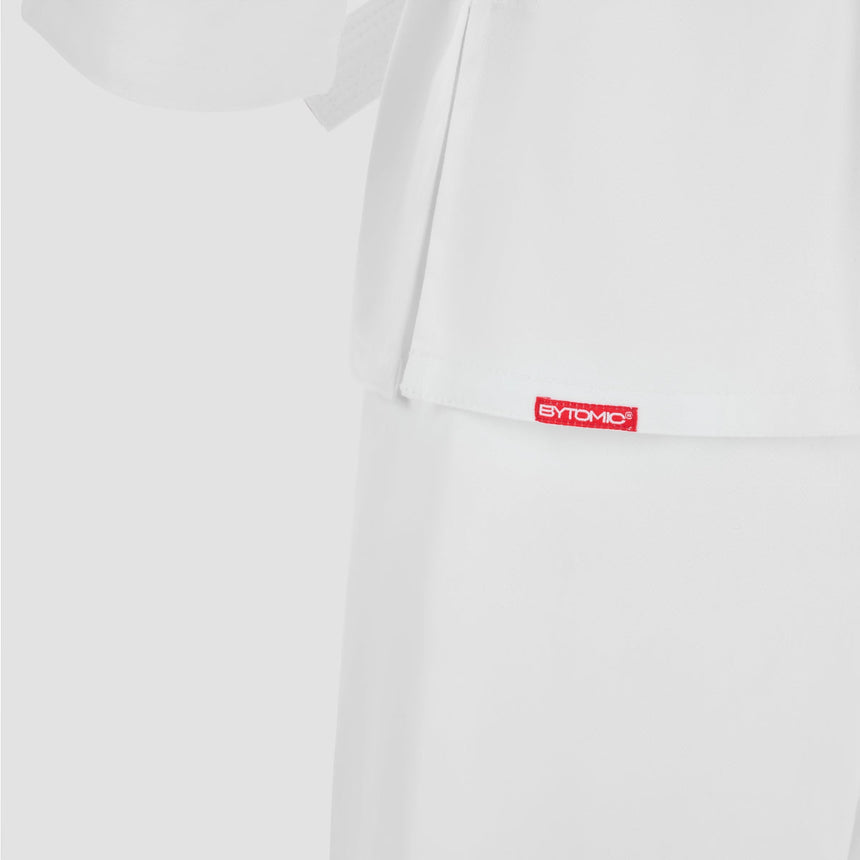 White Bytomic Red Label 7oz Lightweight Adult Karate Uniform    at Bytomic Trade and Wholesale