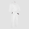 White Bytomic Red Label 7oz Lightweight Kids Karate Uniform    at Bytomic Trade and Wholesale