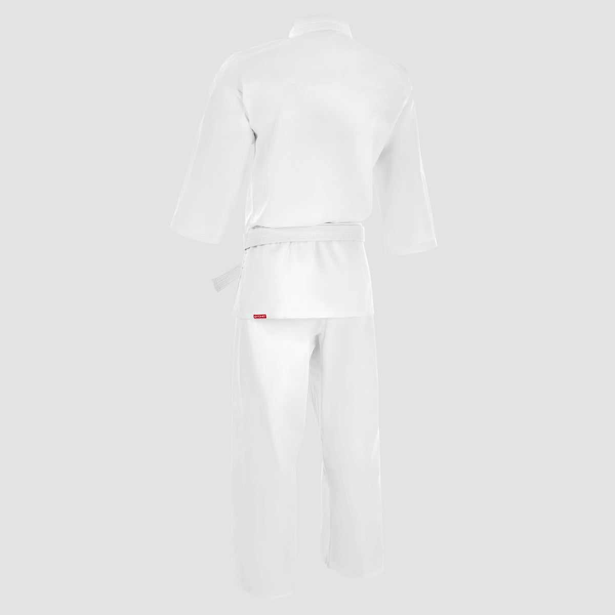 White Bytomic Red Label 7oz Lightweight Kids Karate Uniform    at Bytomic Trade and Wholesale