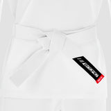 White Bytomic Red Label V-Neck Adult Martial Arts Uniform    at Bytomic Trade and Wholesale