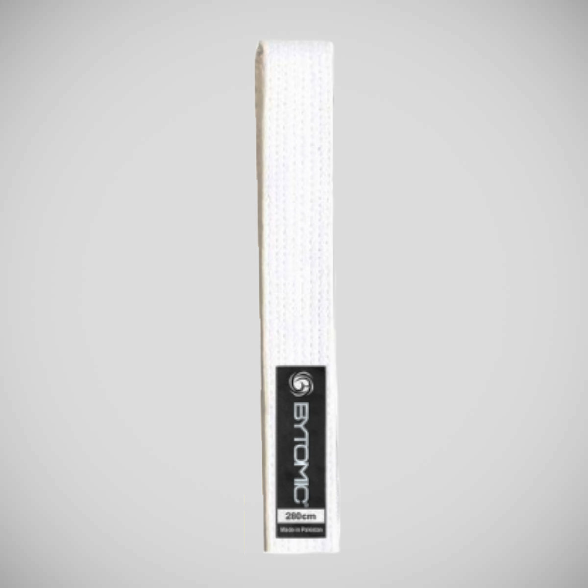 White Bytomic 100% Cotton Solid Colour Martial Arts Belt at Bytomic Trade and Wholesale