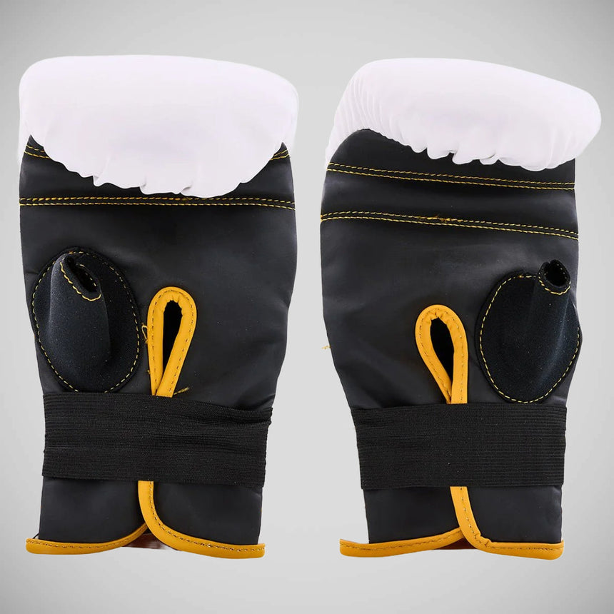 White/ Gold Century Partner Training Gloves and Mitts Combo    at Bytomic Trade and Wholesale