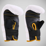 White/ Gold Century Partner Training Gloves and Mitts Combo    at Bytomic Trade and Wholesale