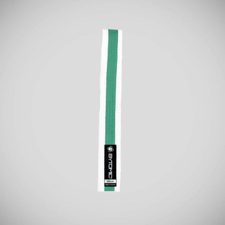 White/Green Bytomic Belt with Stripe    at Bytomic Trade and Wholesale