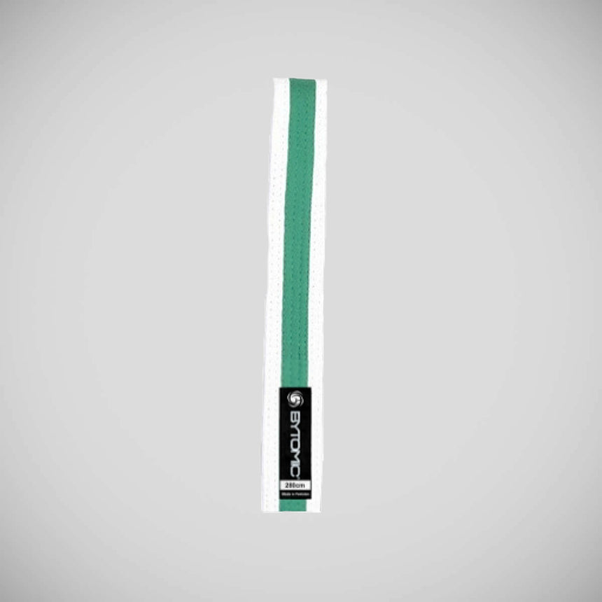 White/Green Bytomic Belt with Stripe    at Bytomic Trade and Wholesale