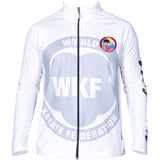 White Hayashi WKF Zeal Training Jacket    at Bytomic Trade and Wholesale