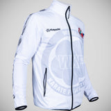 White Hayashi WKF Zeal Training Jacket    at Bytomic Trade and Wholesale