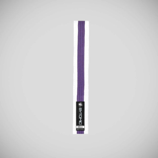 White/Purple Bytomic Belt with Stripe    at Bytomic Trade and Wholesale