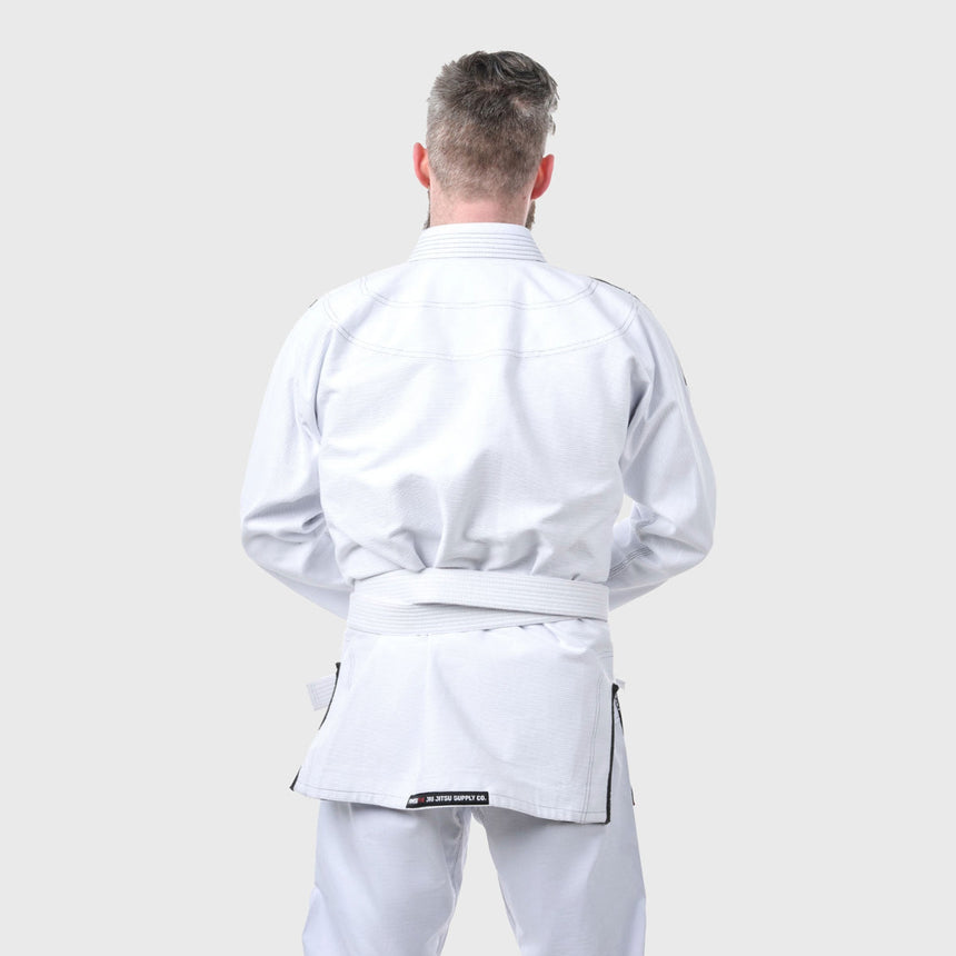 White Fumetsu Shield MK2 Mens BJJ Gi    at Bytomic Trade and Wholesale